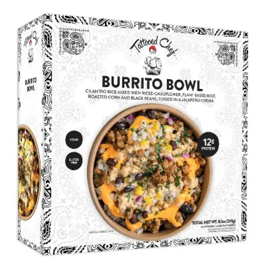 Tattooed Chef Frozen Gluten Free Burrito Bowl - 8.5oz image {3}