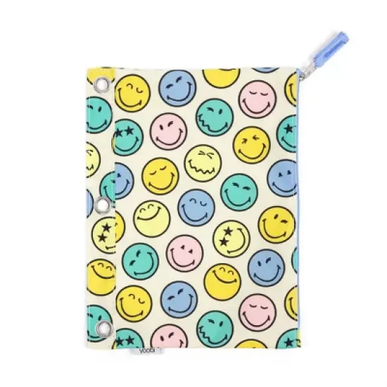 Yoobi SmileyWorld Single Zip Binder Case Multicolor Smiley, School Supplies image {6}