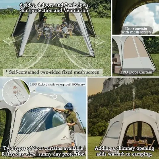 Naturehike Cloud Boundar Tent Connector &mdash; Tent Accessory for Connecting Two Cloud Boundar Shelters image {4}