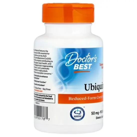 Doctor's Best Ubiquinol with Kaneka Q+&reg;, 50 mg, 90 Softgels image {3}