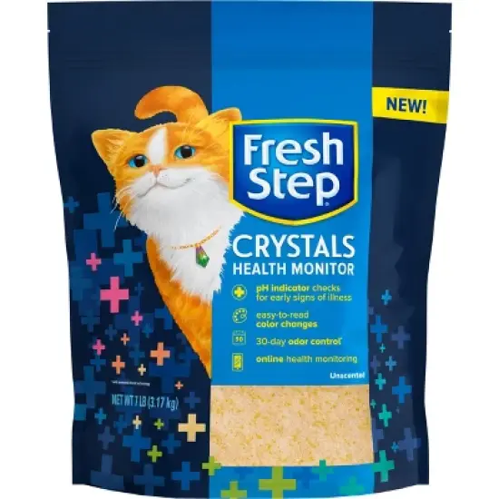 Fresh Step Crystals Health Monitor Cat Litter - 7lbs image {1}