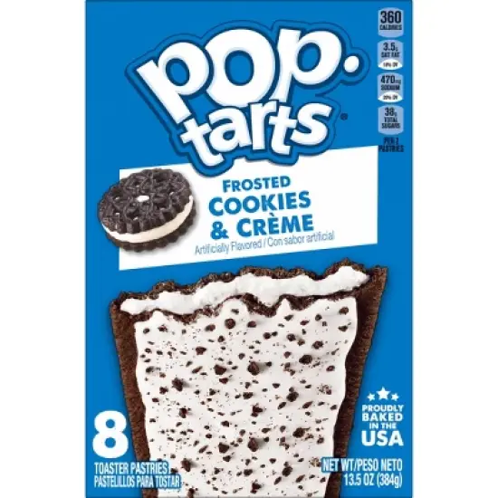 Pop-Tarts Frosted Cookies & Cream Pastries - 8ct/13.5oz image {8}