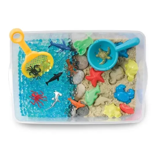 Ocean and Sand Sensory Bin - Creativity for Kids image {6}