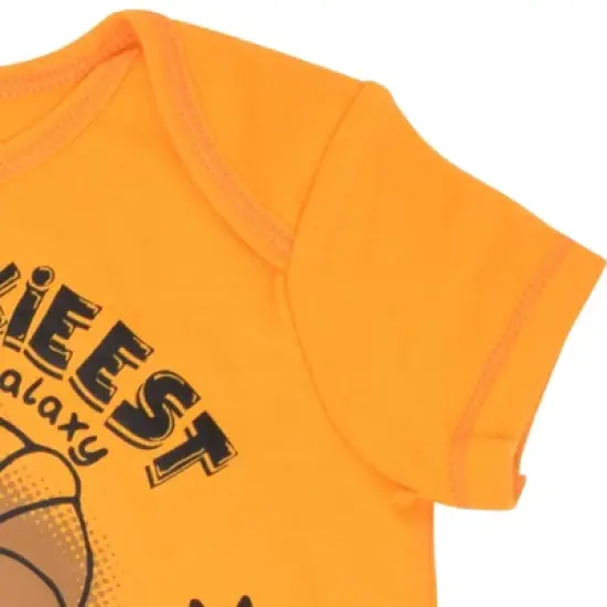 Star Wars R2-D2 C-3PO Chewbacca Yoda Darth Vader Newborn Baby Boys 5 Pack Short Sleeve Bodysuits  image {6}