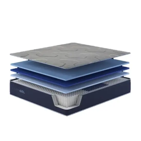 Christopher Knight Home Gloria Breathable Gel II Memory Foam 12" Mattress by Restonic, CertiPUR-US image {2}