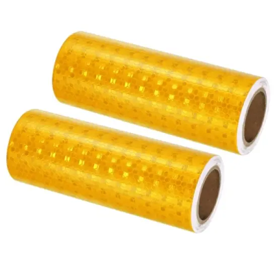 Unique Bargains High Visibility Waterproof Adhesive Warning Reflective Tape image {7}
