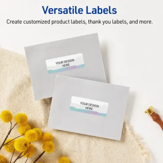 Avery Address Labels, Watercolors Design, 1" x 2-5/8", 160ct image {5}