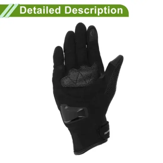 Unique Bargains Motorcycle Gloves Full Finger Gloves 1 Pair image {5}