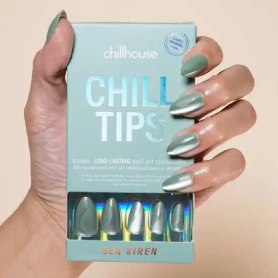 Chillhouse Chill Tips Fake Nails - Design Studio - Sea Siren - 24ct image {3}