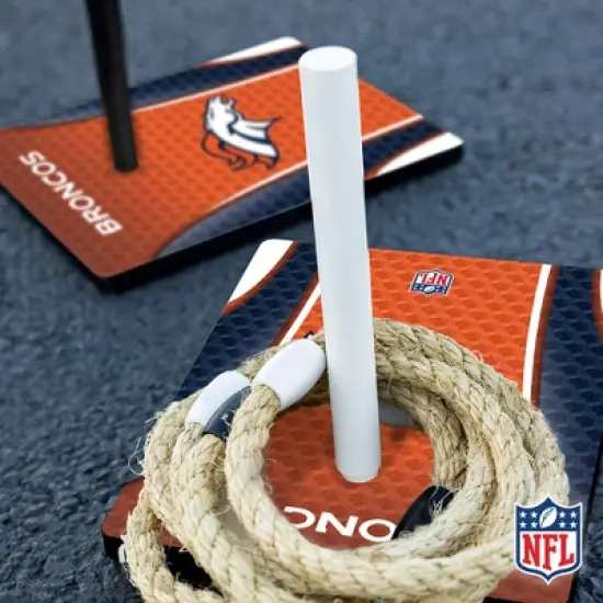 NFL Denver Broncos Solid Wood Quoits Toss Game image {7}