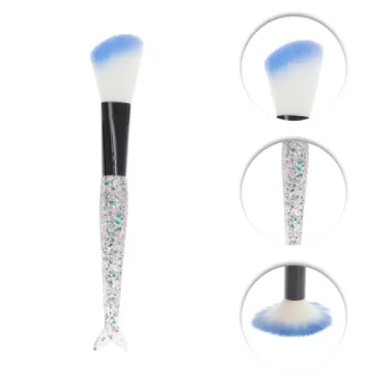 Unique Bargains Mermaid Makeup Brush Set 10 Pcs image {2}