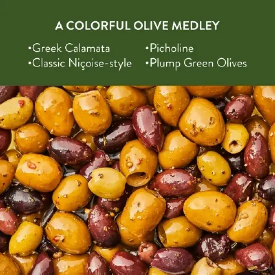 DeLallo Pitted Olives Jubilee in Oil - 7oz image {4}