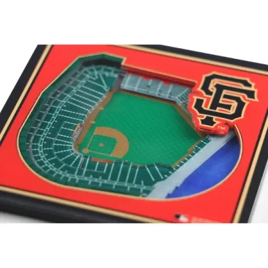 MLB San Francisco Giants 3D Stadium View Coaster image {2}