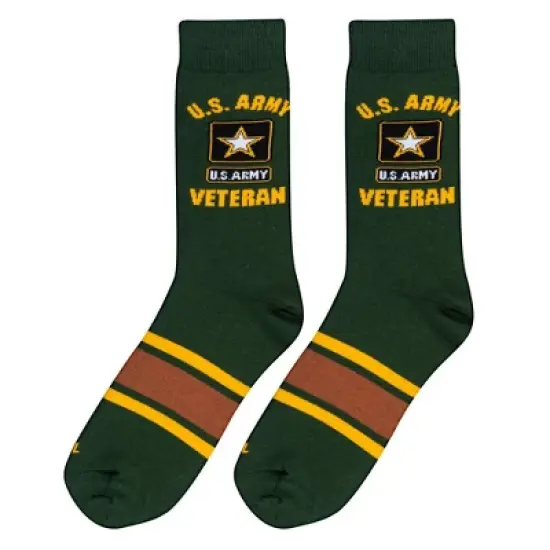 Cool Socks, Us Army Veteran, Funny Novelty Socks, Adult, Large image {3}