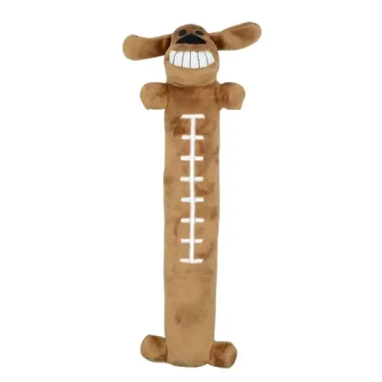 Multipet Tailgate Football Loofa Dog Toy - 12" image {1}