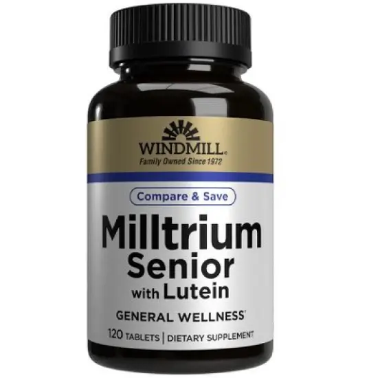 WINDMILL MILLTRIUM SENIOR WITH LUTEIN TABLETS 120 CT image {3}