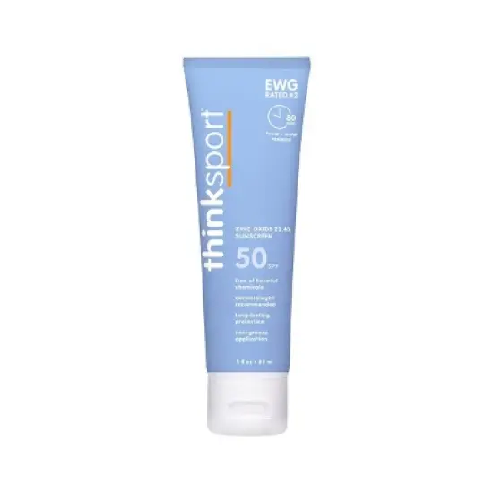 thinksport Mineral Sunscreen Water Resistant Lotion - SPF 50 image {8}