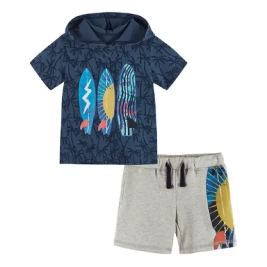Andy & Evan  Infant Boys Surf Hooded Set image {6}