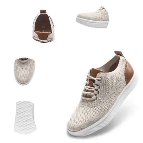 Alpine Swiss Brad Mens Dress Sneakers Mesh Oxfords Business Casual Comfortable Shoes image {1}