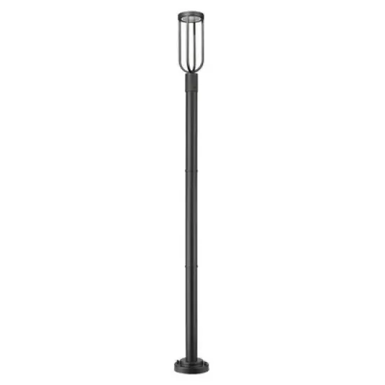 Z-Lite Leland 1 - Light Post Light in  Sand Black image {1}