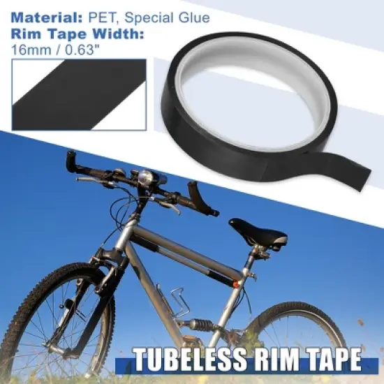 Unique Bargains Bike Bicycle Wheel Tubeless Rim Tape Bicycle Rim Strip Tape image {1}