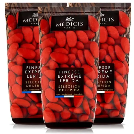 Medicis Premium Candied Almond Dragees (French Jordan Almonds) Sugar Coated Candies Ideal as a Wedding or Baby Shower Gift, 75 ct, 8.8oz image {8}