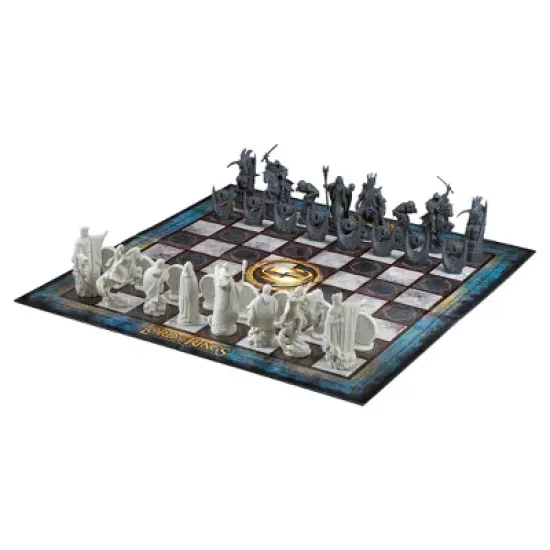 The Noble Collection Lord of the Rings Game Chess Set Battle for Middle-Earth image {1}