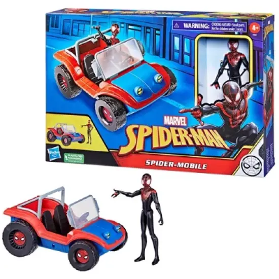 Marvel Spider-Man Spider-Mobile Vehicle and Figure image {2}