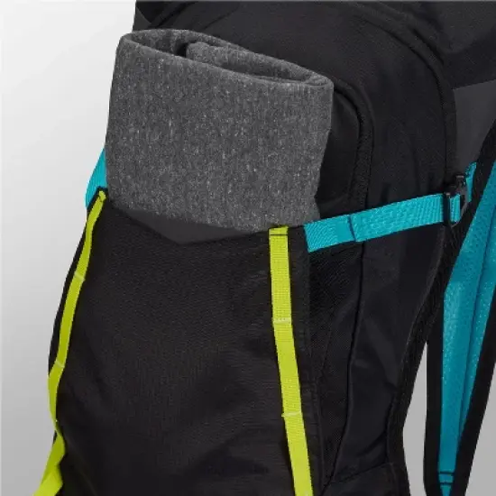 High Sierra Hydrahike 2.0 8L Hydration Water Backpack with Insulated Reservoir Pocket for Hiking, Running, Climbing, or Cycling, Black image {4}