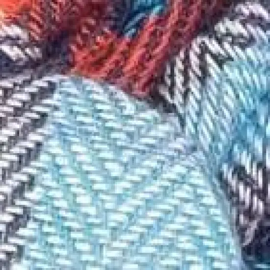 The Worthy Dog Blue/Red Plaid Adjustable Flower Collar Accessory image {2}