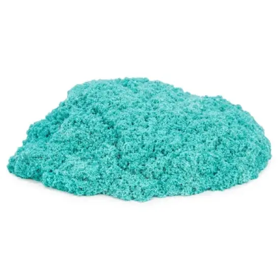 Kinetic Sand 2lb Twinkly Teal Shimmer Sand image {1}