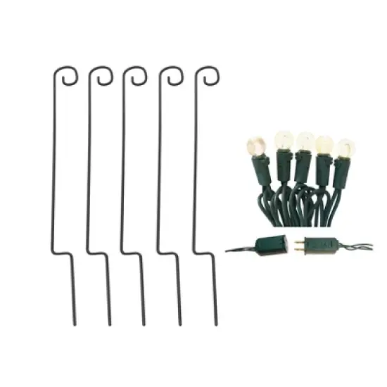 LumaBase Festoon Pathway LED String Lights with White Lights image {3}