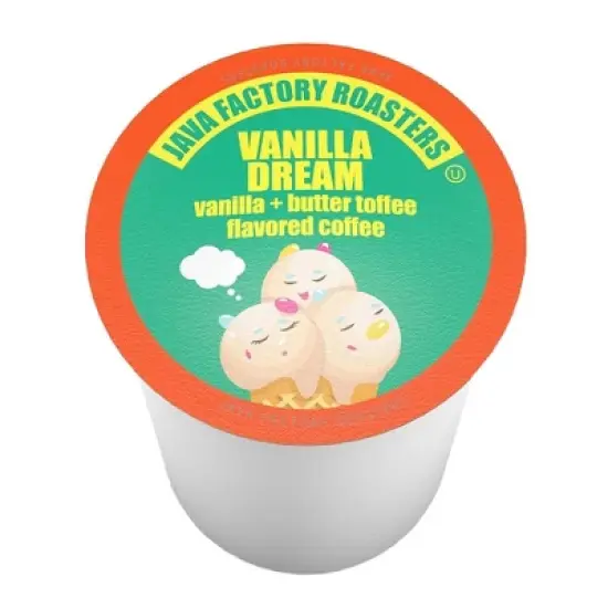 Java Factory Single Cup Coffee for Keurig K Cup Brewers, Vanilla Dream, 80 Count image {9}