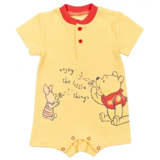 Disney Winnie the Pooh Tigger tiger pig 2 Pack Rompers Orange/Yellow  image {1}