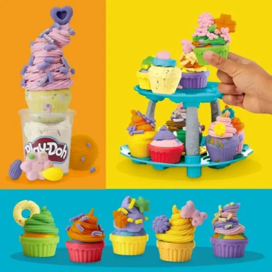 Play-Doh Cupcake Tower Playset - 15pc image {7}