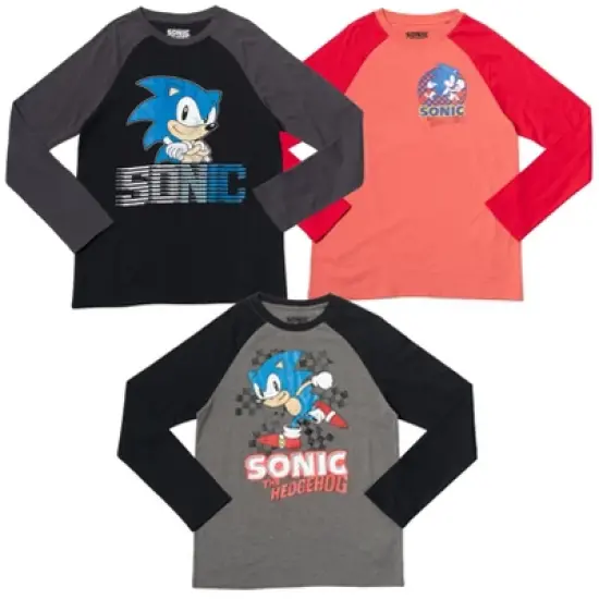 SEGA Sonic the Hedgehog 3 Pack T-Shirts Toddler  image {7}