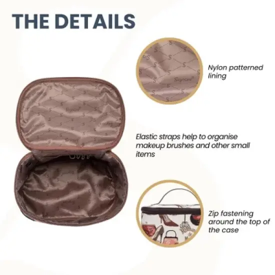 Signare USA Boutique Toiletry Vanity Bag image {3}