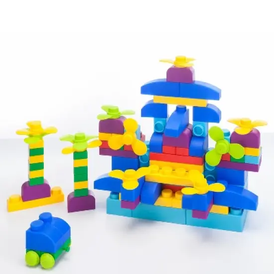 UNiPLAY PLUS Soft Building Blocks &mdash; Designed to Stimulate Creativity and Imagination, Early Learning for Infants and Toddlers image {3}