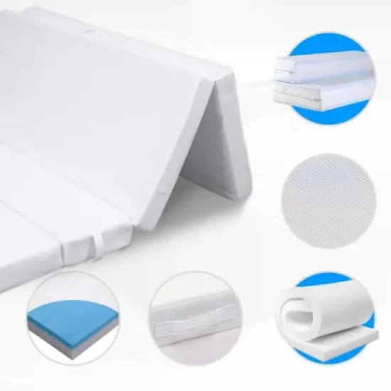 Cheer Collection 6" Memory Foam Folding Mattress image {2}