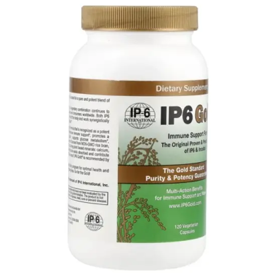 IP-6 International IP6 Gold&reg;, Immune Support Formula, 120 Vegetarian Capsules image {3}