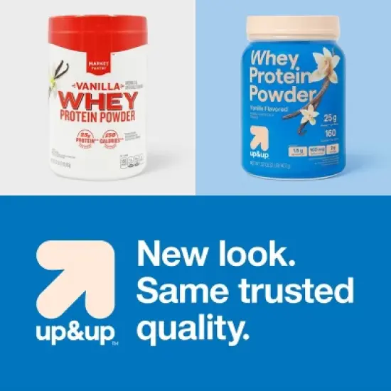 Whey Protein Powder - Vanilla - up&up&trade; image {4}