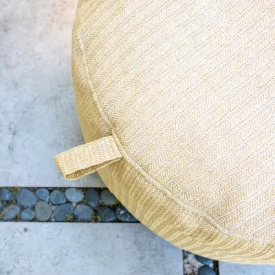 Big Joe Patio Ottomans and Poufs, Multiple Outdoor Fabrics, Durable UV Protected Polyester Blend image {2}