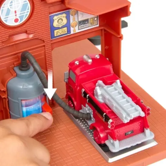 Disney Cars  Red Fire Station Playset image {3}