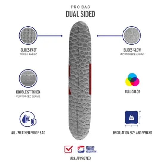 Gameday Norman Synergy Pro Gray Cornhole Bags (Set of 4) image {2}