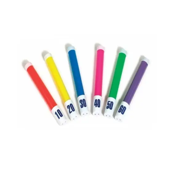 Swimline 6pc Flexible Dive Stick Swimming Pool Toys 8.25" - Vibrantly Colored image {1}