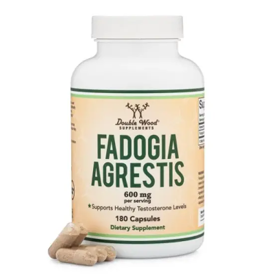 Fadogia Agrestis - 180 x 300 mg capsules by Double Wood Supplements - Supports Testosterone Levels and Athletic Performance image {5}