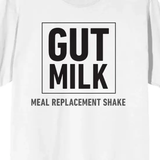 Only Murders In The Building Gut Milk Logo Crew Neck Short Sleeve Women's White T-shirt image {1}