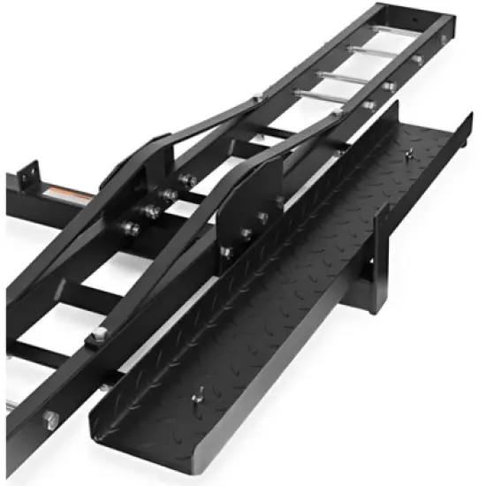 Direct Aftermarket Steel Motorcycle Carrier 500 LB Scooter Dirt Bike Hauler Hitch Mount Rack Ramp Anti Tilt Anti Wobble image {2}