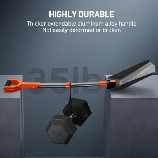 AstroAI 39" Folding Extendable Snow Shovel for Car image {3}