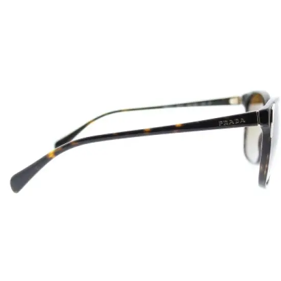 Prada PR01OS 2AU6E1 Womens Square Polarized Sunglasses Havana 55mm image {2}